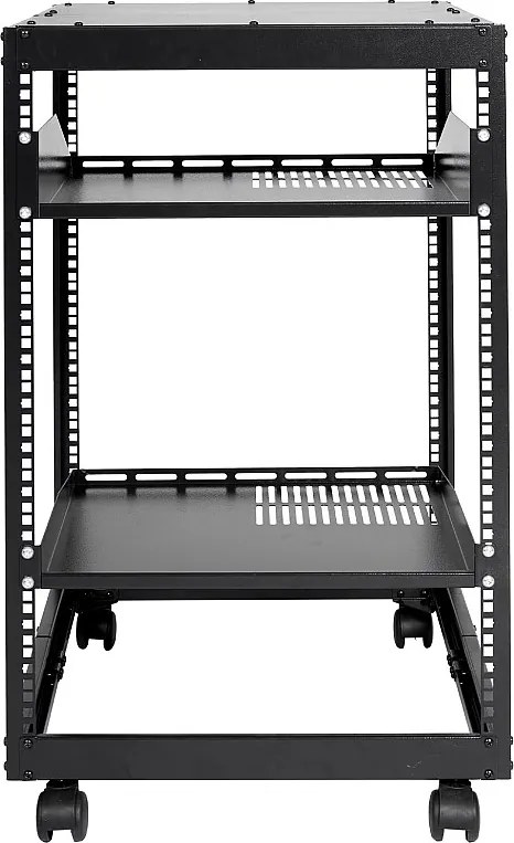 Szafa Serwerowa SucceBuy 15U 4 - Szafa Serwerowa Słupkowa, 58cm - 102cm Regulowana, Obudowa Sieciowa