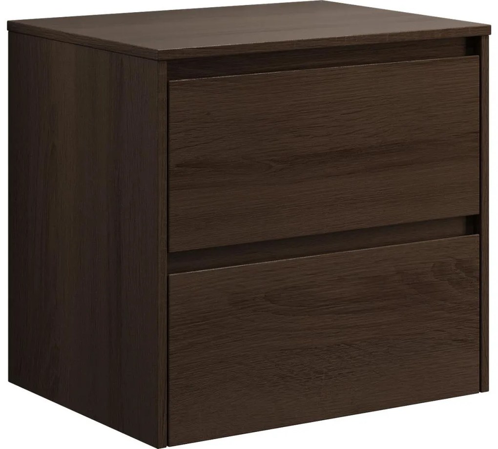 Szafka łazienkowa TRONDHEIM pod umywalkę 60 cm, orzech