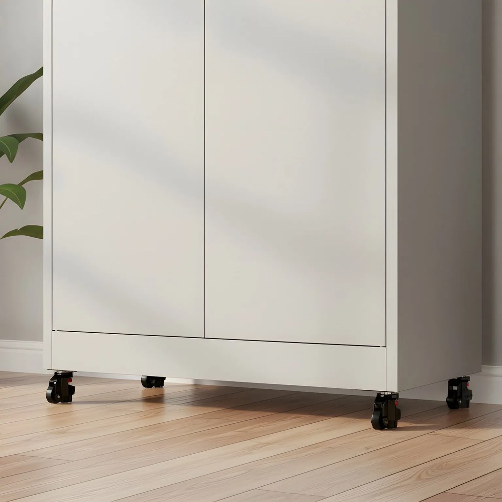 Kółka do szaf 90 x 397 x 85 mm