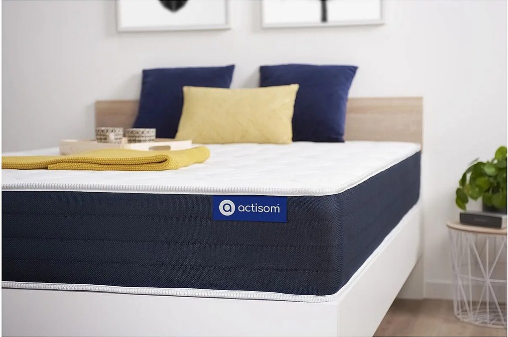 Materac Actilatex sleep 90x200cm, Grubosc : 22 cm, Lateks i pianka z pamiecia ksztaltu, Zrównowazony, 5 stref komfortu