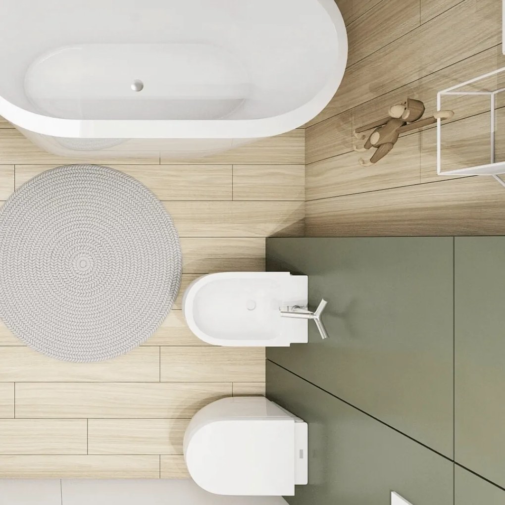 Miska WC wisząca biała LOCA z deską wolnoopadającą typu Duro