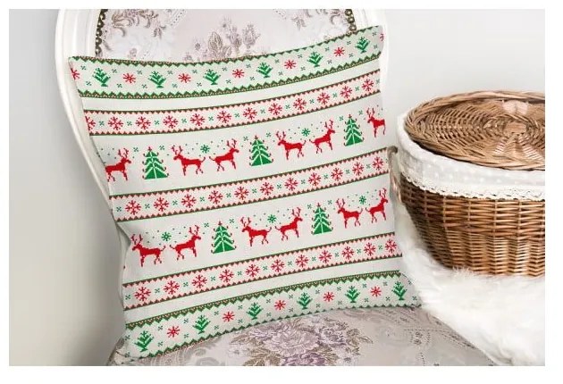 Poszewka na poduszkę ze świątecznym motywem 43x43 cm – Mila Home