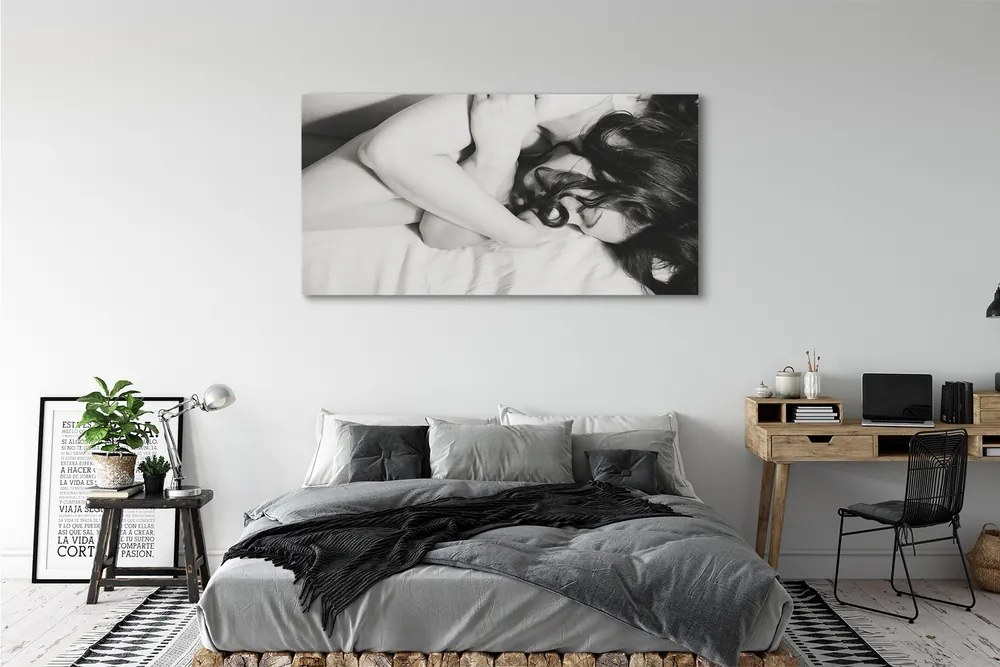 Fotoobraz na płótnie Spokój Śpiącej Kobiety