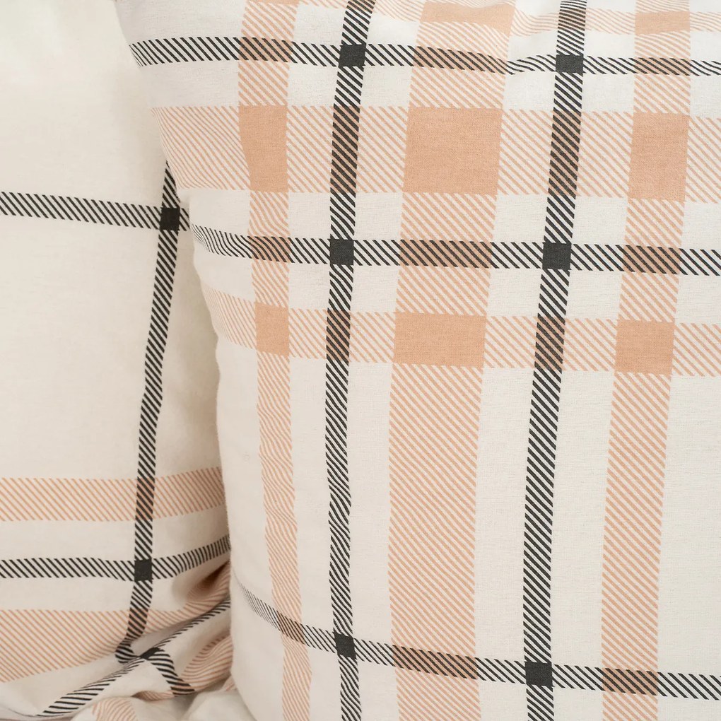 4Home Pościel flanelowa Elegant Plaid, 140 x 220 cm, 70 x 90 cm