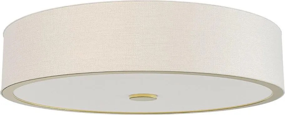 Open Design OR86034-Str. oprawa sufitowa ZALINDRO 6xE27/15W/230V śr. 74,5 cm biała/mosiądz