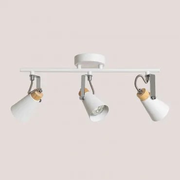 Regulowana Lampa Sufitowa Ze Stali Anteia Biała - Sklum