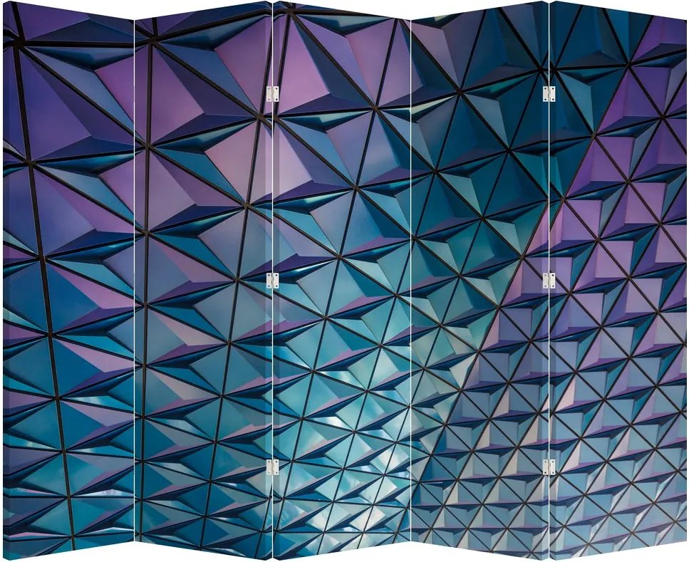 Parawan - Struktura kolorów (210x170 cm)