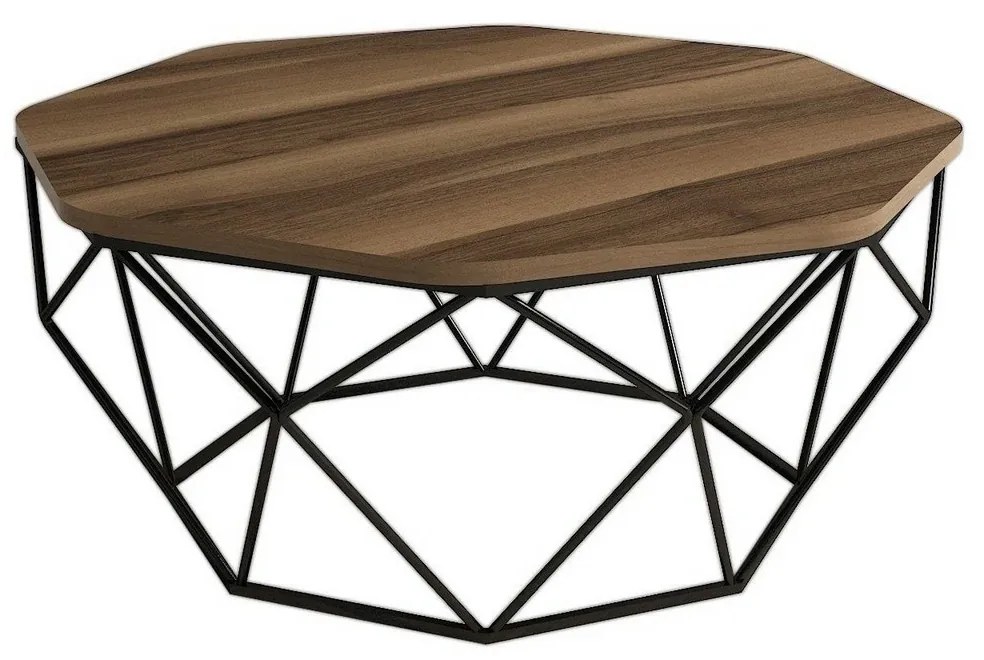 Stolik konferencyjny Diamond Walnut