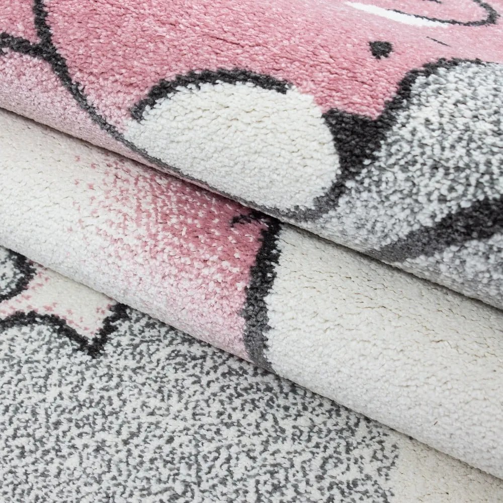 Różowo-szary dywan dziecięcy 120x170 cm Kids – Ayyildiz Carpets