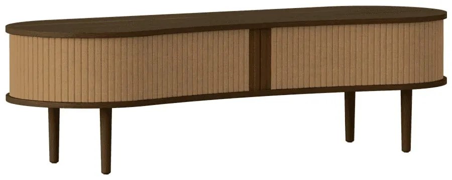 Brązowa szafka pod TV w dekorze dębu 140x40x46 cm Audacious – UMAGE