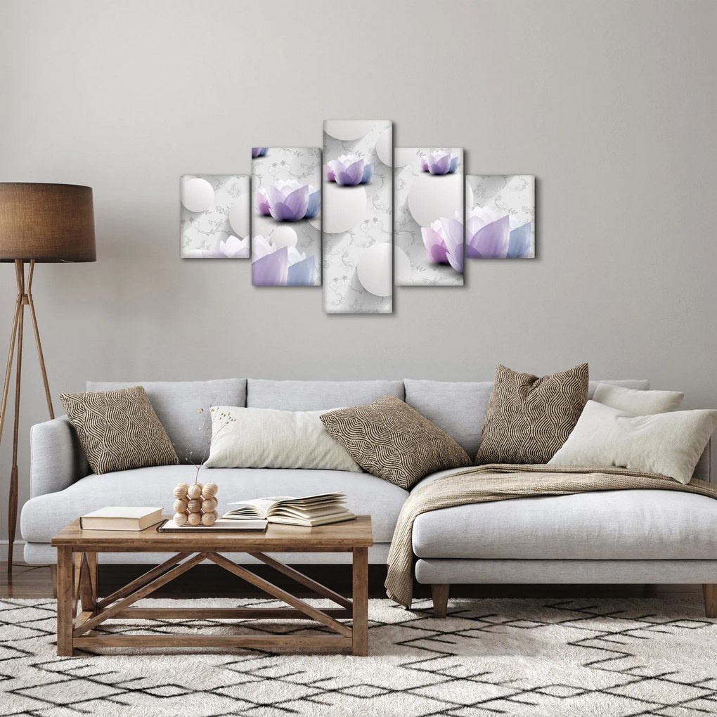 Obraz z kwiatami (125x70 cm)
