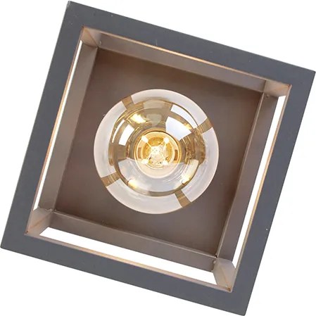 Inteligentna lampa sufitowa w stylu industrialnym ciemnoszara w komplecie z WiFi G95 - Cage