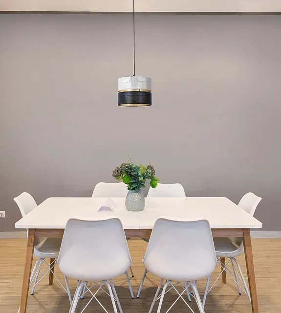 Abażurowa elegancka lampa wisząca G8-C59