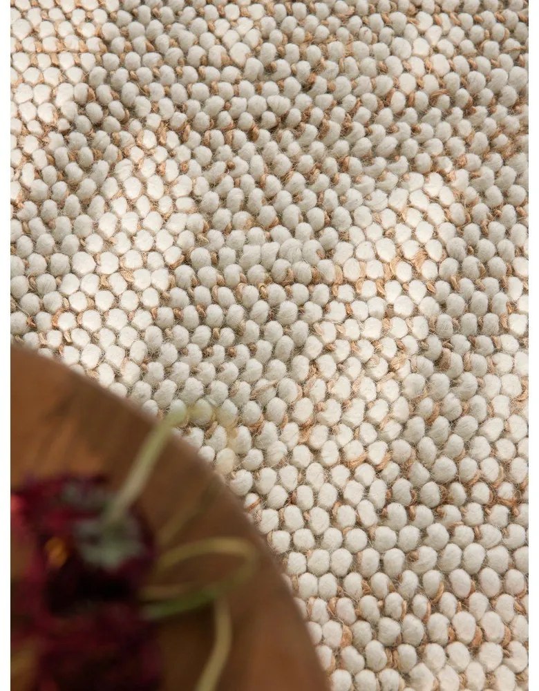 Beżowy dywan z mieszanki wełny tkany ręcznie 200x300 cm Peas – Villeroy&amp;Boch