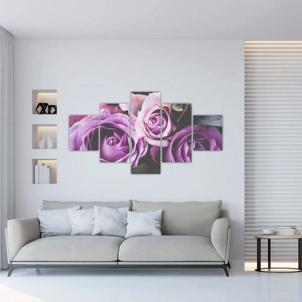Obraz - Różyczki (125x70 cm)