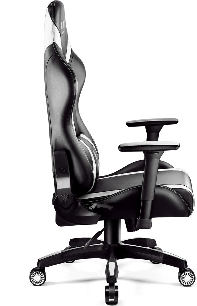 Fotel gamingowy Diablo X-Horn 2.0 King Size, czarno-biały