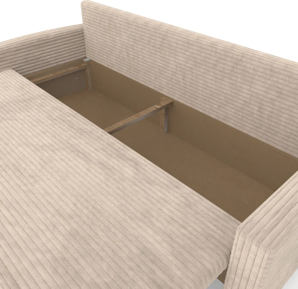 Kanapa sofa 3 osobowa z funkcją spania LIVIA Beżowy