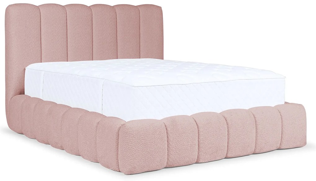 Różowe łóżko chmurka z pojemnikiem 5 rozmiarów C3-K51