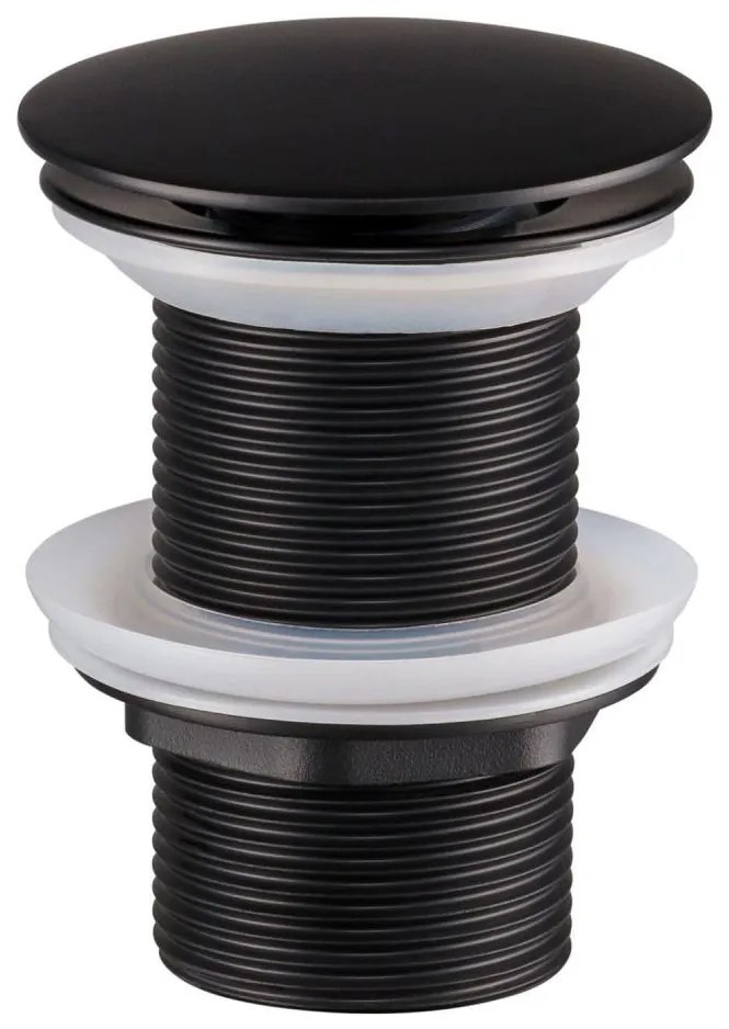 COMAD CLICK-CLACK T201MBG-3 - Odpływ do umywalki CLICK-CLACK śr. 7 cm matowy czarny