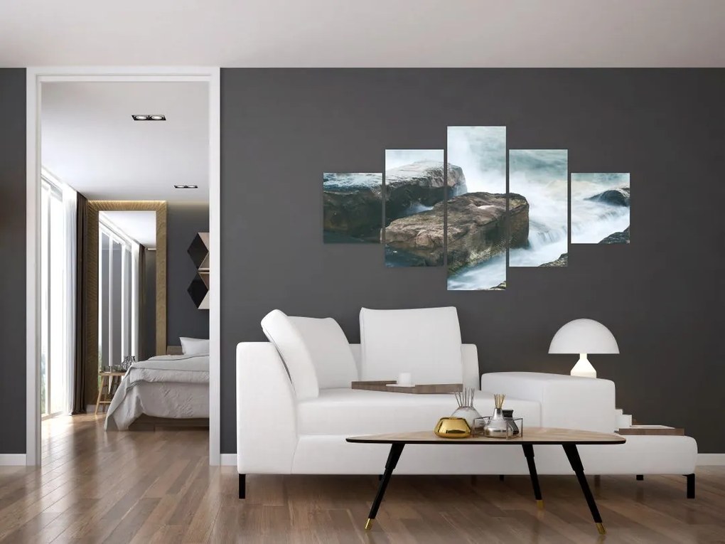 Obraz - siła wody (125x70 cm)