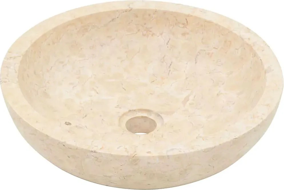 Kremowa umywalka z marmuru Z4-C13