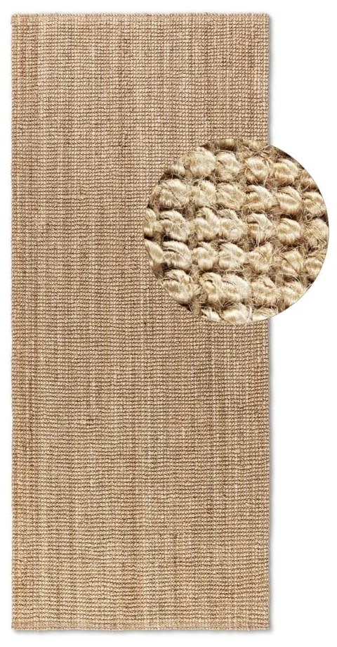 Naturalny chodnik z juty 80x200 cm Bouclé – Hanse Home