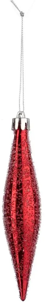 Bombki sople z tworzywa sztucznego, 3 szt.