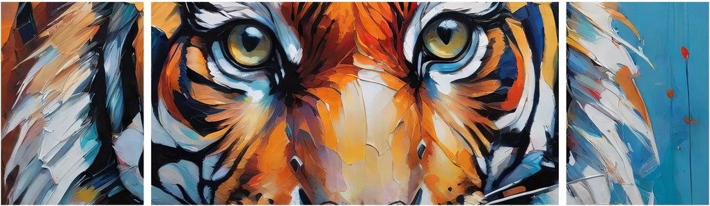 Obraz - Widok tygrysa, obraz (170x50 cm)