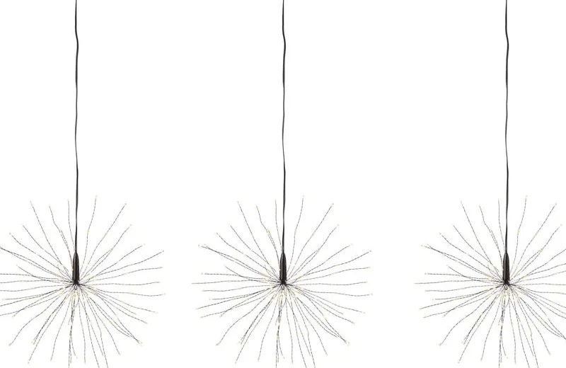 Czarna dekoracja świetlna ø 25 cm Meteor – Markslöjd
