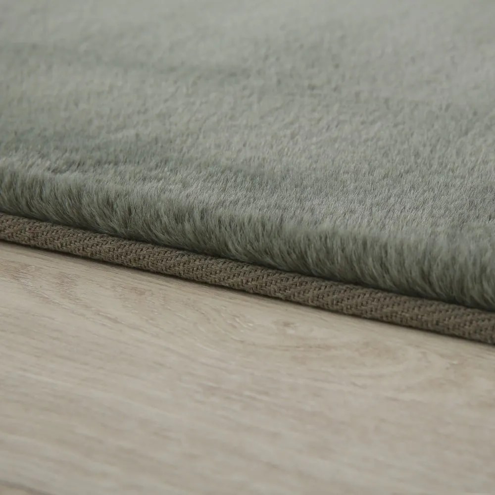 Zielony okrągły dywan odpowiedni do prania ø 160 cm Pouffy – Ayyildiz Carpets