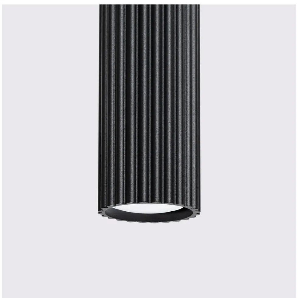 Czarna lampa wisząca Gleam – Sollux