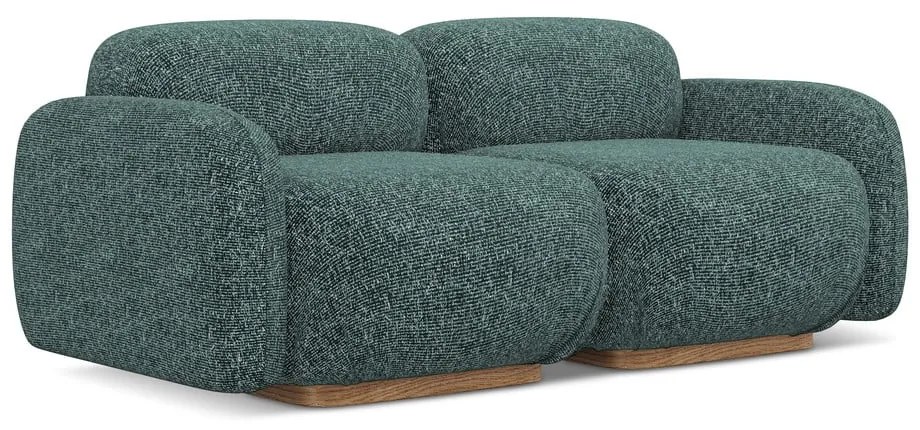 Turkusowa sofa modułowa 190 cm Ailani – Makamii