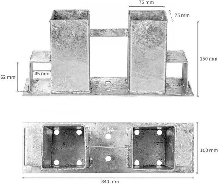 Stilista Pomoc w układaniu drewna opałowego, 4 szt.