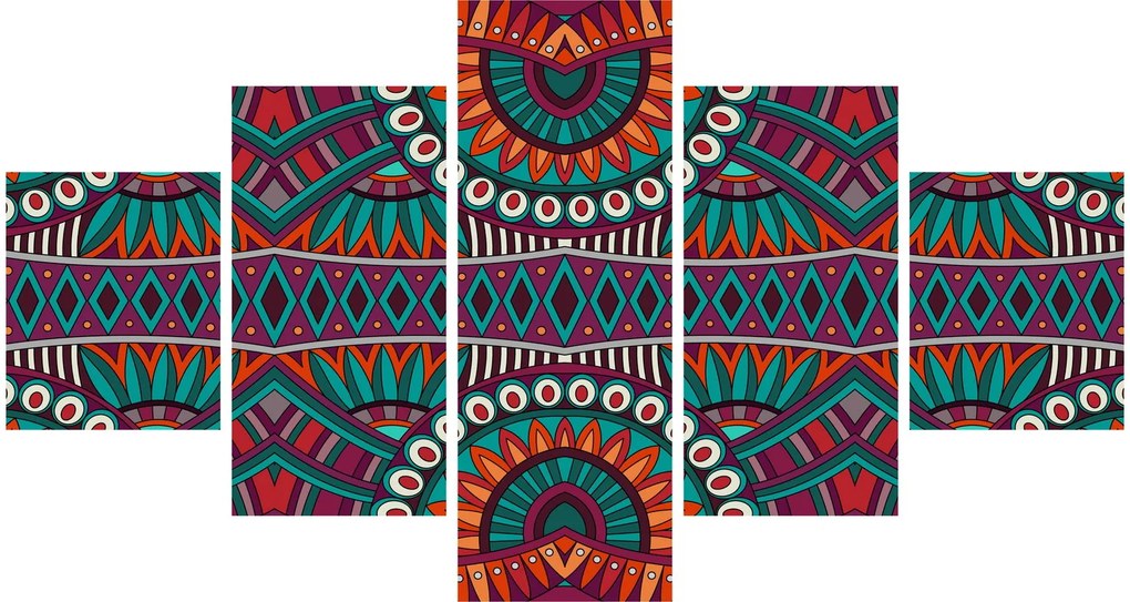 Obraz abstrakcji ozdobnej (125x70 cm)