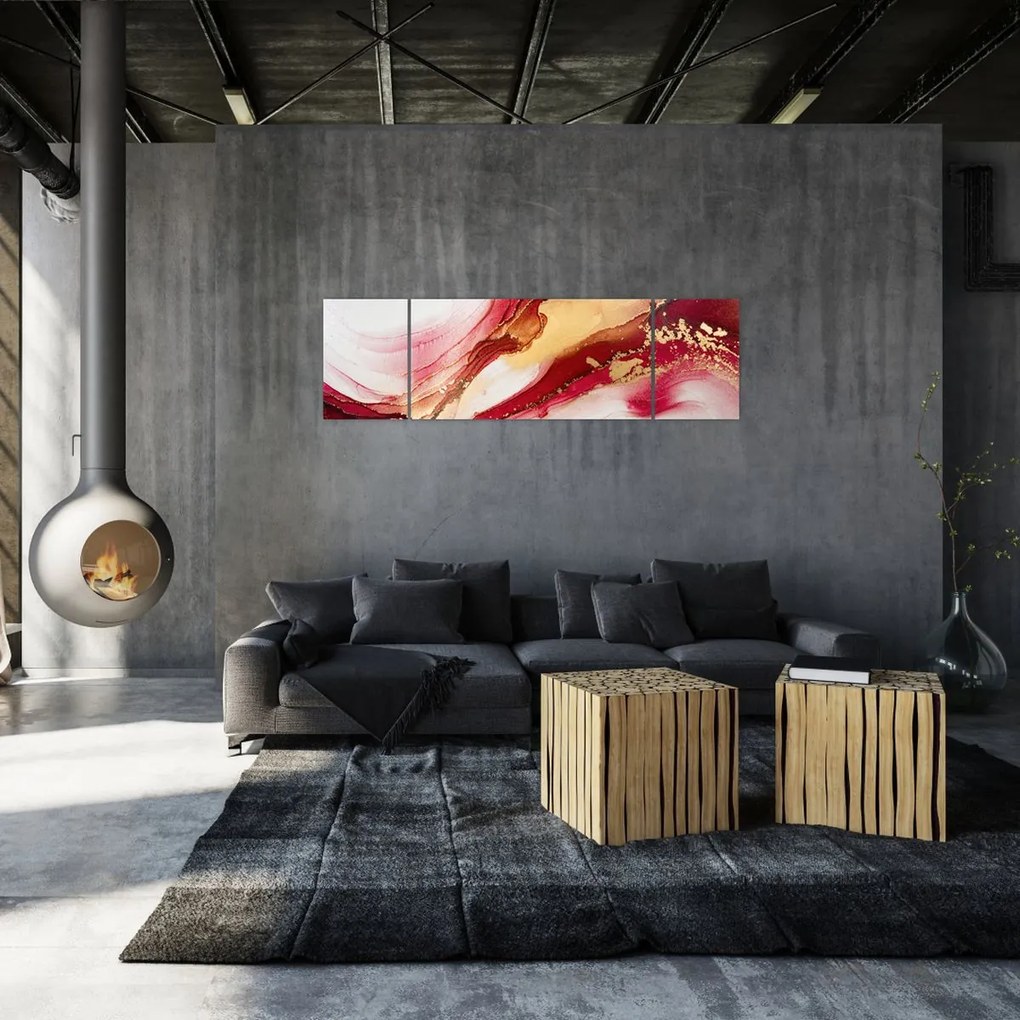 Obraz - Abstrakcja (170x50 cm)