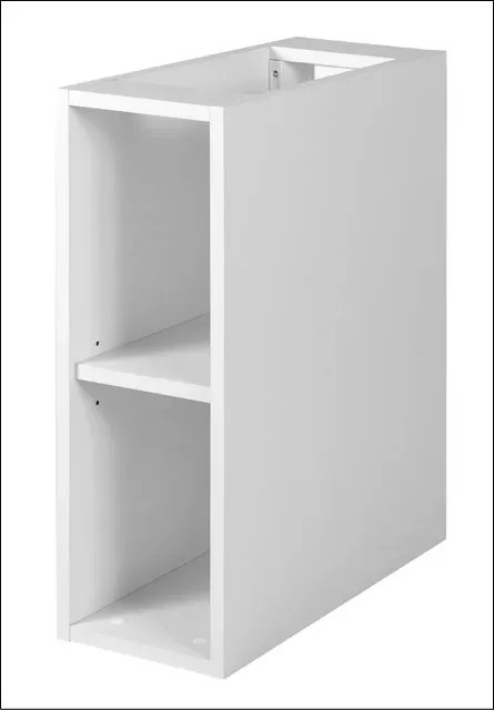 Biała wąska półka łazienkowa 20 cm T0-S43