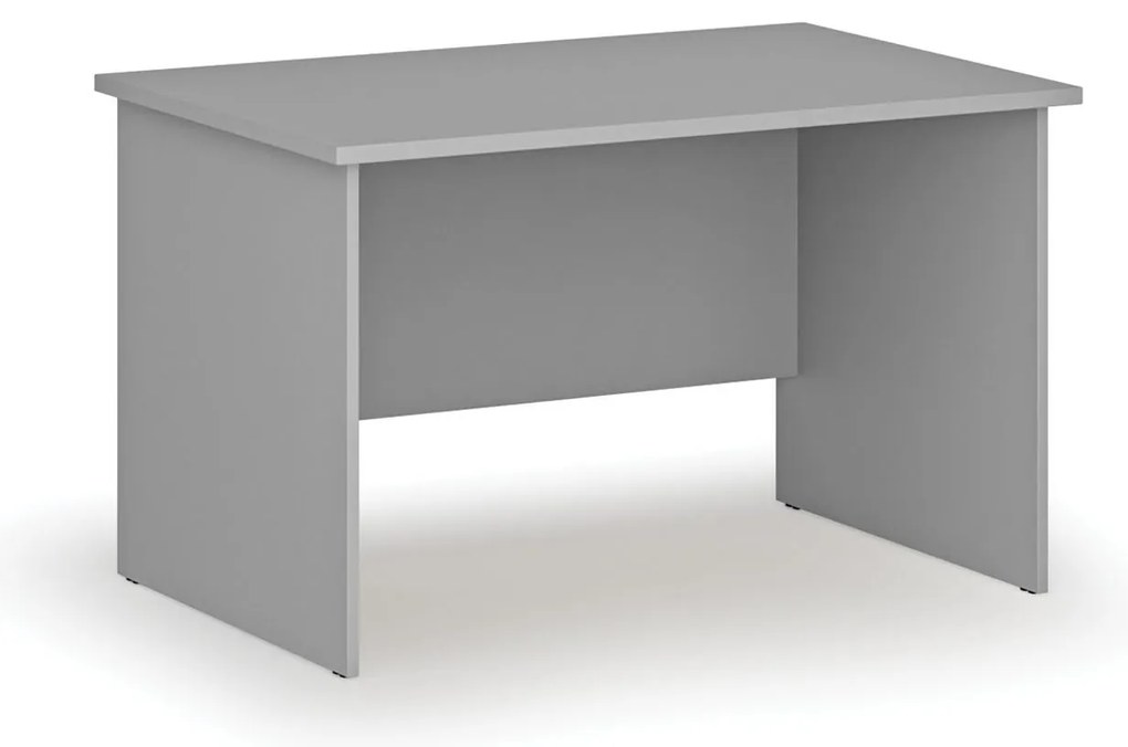 Biurko PRIMO GRAY, 120x80 cm, szare