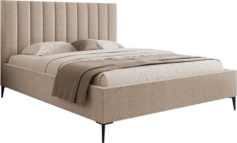 Łóżko Mona Slim III 120 Tkanina ABRIAMO 03 stelaż drewniany