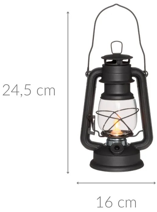 Lampa sztormowa LED, 24,5 cm