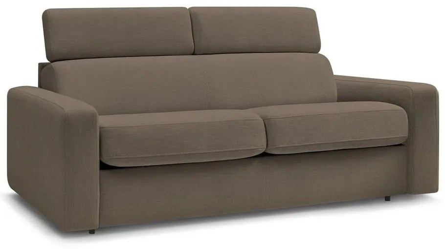 Brązowa rozkładana sofa 195 cm Monaco – Bobochic Paris