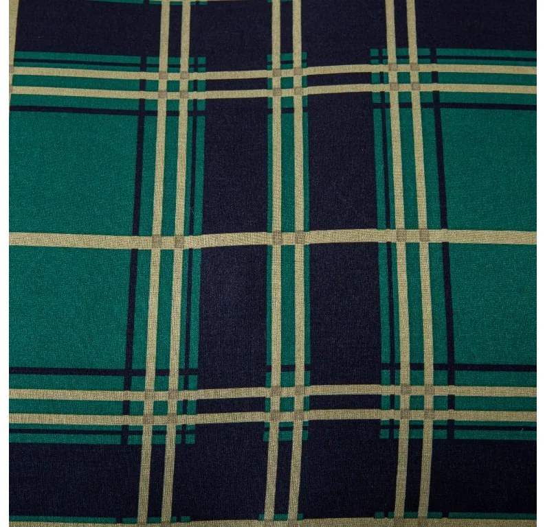 PrzytulneMieszkanie.pl PrzytulneMieszkanie.pl Flanelowa pościel KOSTKA zielona Rozmiar pościeli: 70 x 90 cm | 140 x 220 cm