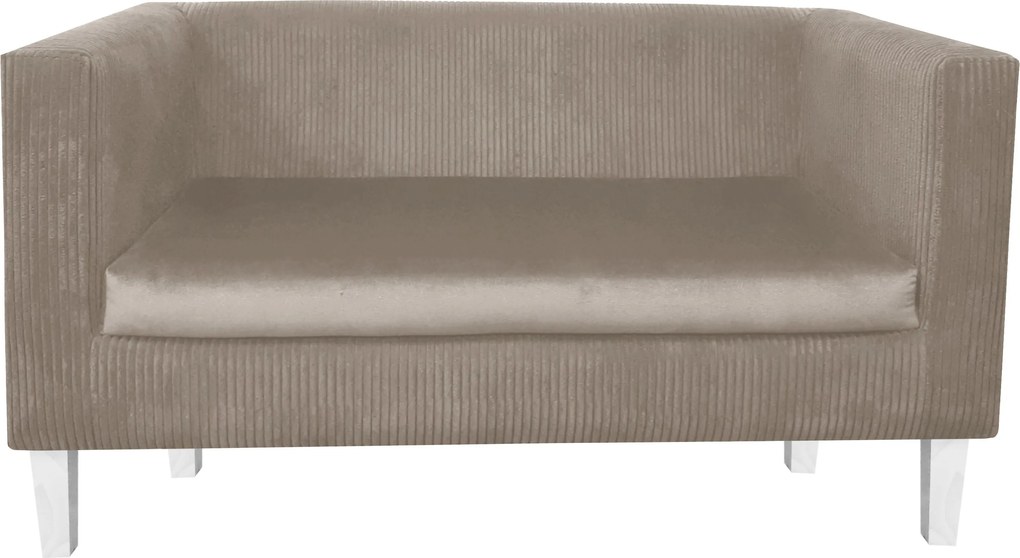 Sofa Monaco : Kolor nogi - Biała, Kolor tkaniny - Paros2/Poso2, Typ tkaniny - Kronos/Poso, Wysokość nogi - 20 cm