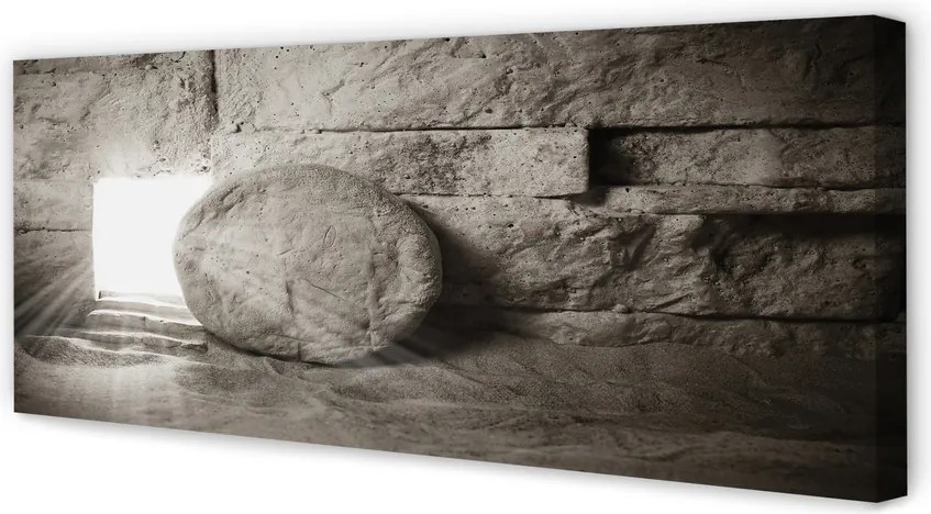 Duży obraz na płótnie Jaskinia i Światło