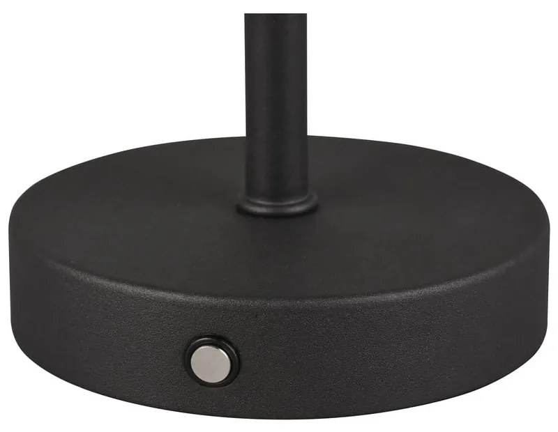 Lampa stołowa LED w kolorze matowej czerni ze ściemniaczem (wys. 30 cm) Jeff – Reality