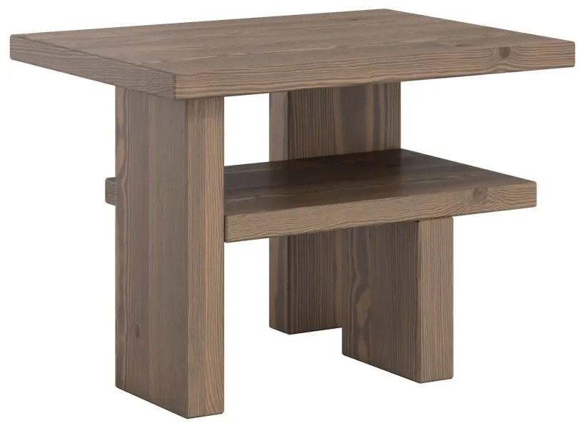 Stolik z litego drewna sosnowego 34x45 cm Japan – Karup Design
