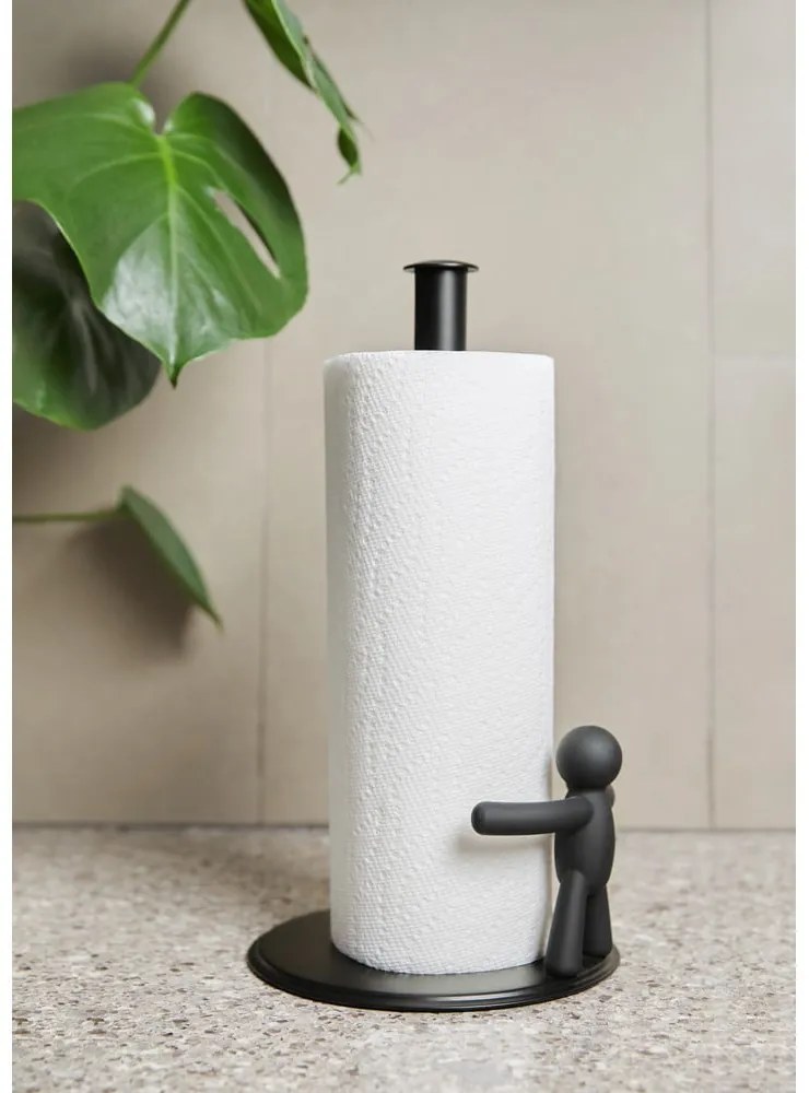 Stalowy stojak na ręczniki kuchenne ø 19 cm Buddy – Umbra