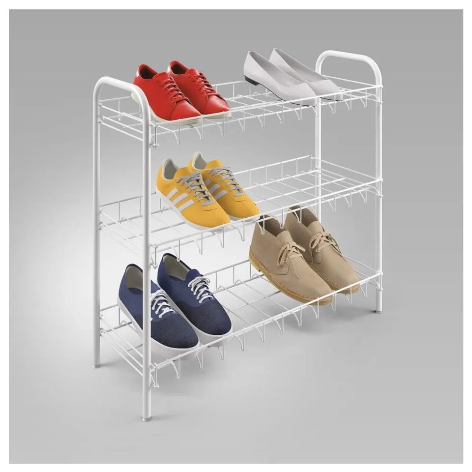 3-poziomowy regał na buty Metaltex Shoe Rack