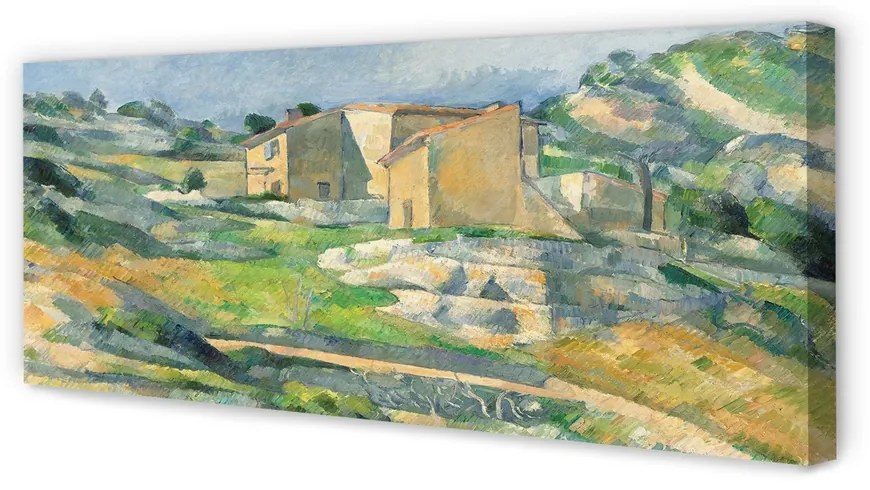 Fotoobraz na płótnie Domy w Prowansji - Paul Cézanne