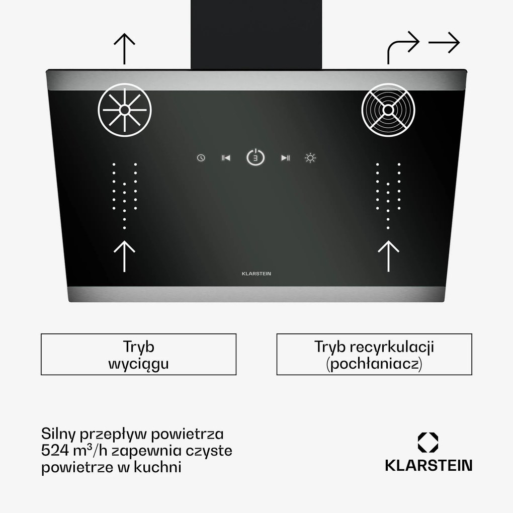 Klarstein FlashLine 60 okap wyciągowy