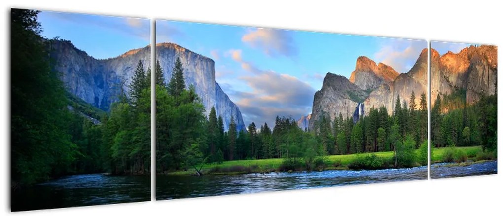 Obraz dzikiego górskiego krajobrazu (170x50 cm)
